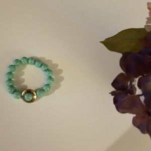 Pearl Cross Stretch Bracelet